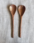 Olive Wood Simple Salad Servers