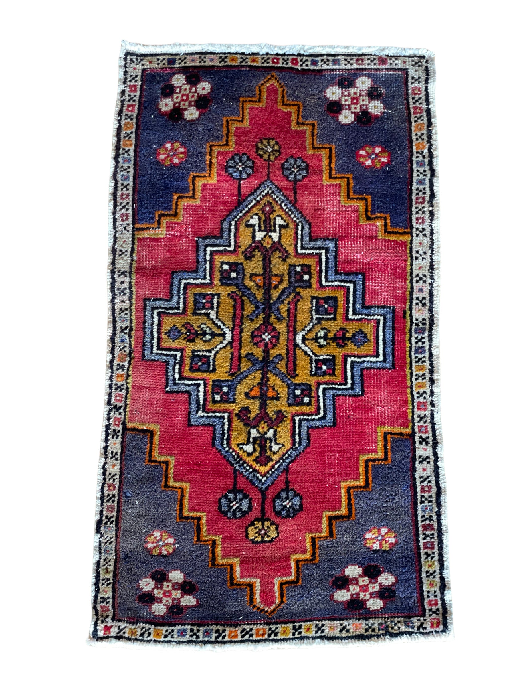 No. 525 Semi-Antique Turkish Scatter Rug